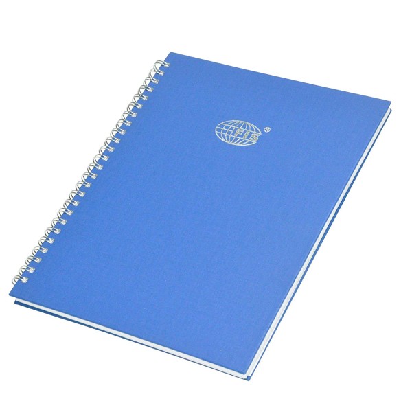 FIS Manuscript Book 8 mm Single Ruled with Spiral 96 sheets 2Q 9 x 7in FSMN9X72QSB - Blue (pc)
