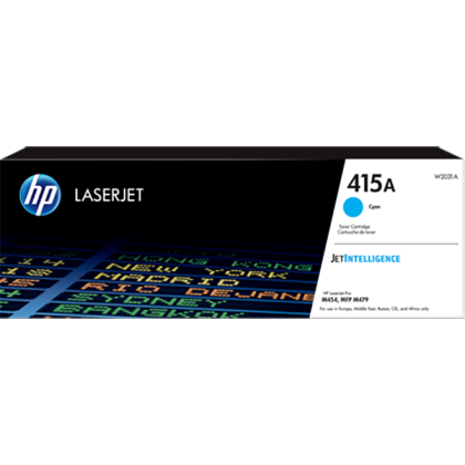 HP 415A (W2031A) Toner Cartridge - Cyan