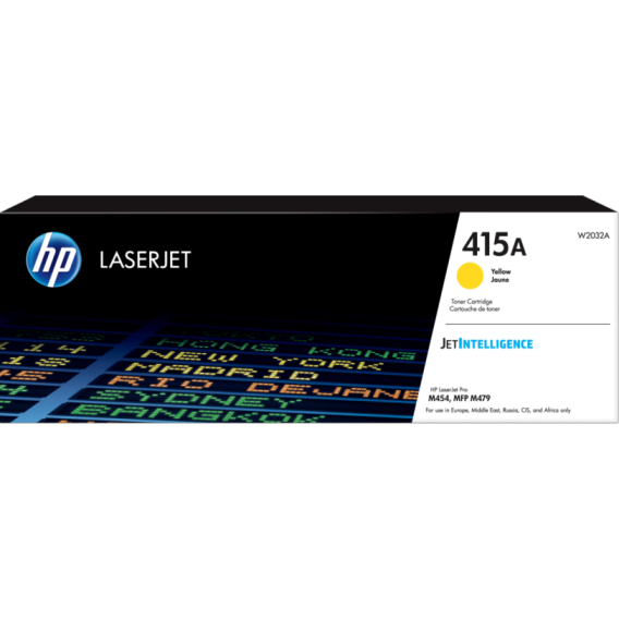 HP 415A (W2032A) Toner Cartridge - Yellow