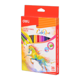 Deli C00330 36 Colored Pencils - Assorted (pkt/36pcs)
