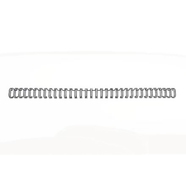 GBC RE911410 Binding Wire 2:1 23-Holes A4 22mm - Black (box/200pcs)
