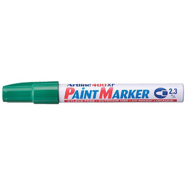 Buy Artline 400 Paint Marker Medium Green (pkt/12pcs) Online AED92