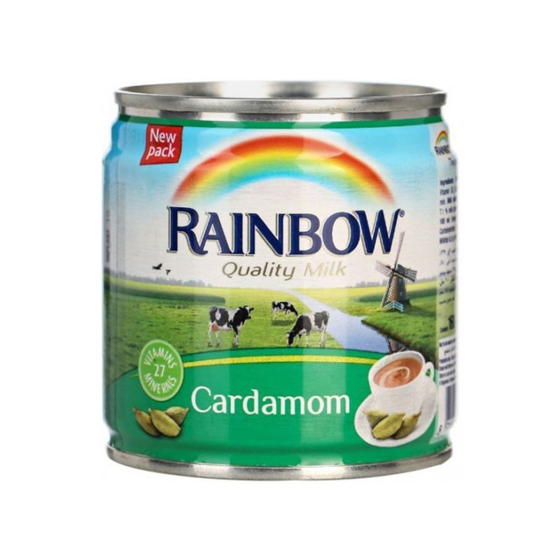 Rainbow Cardamom Evaporated Milk - 170g (pc)