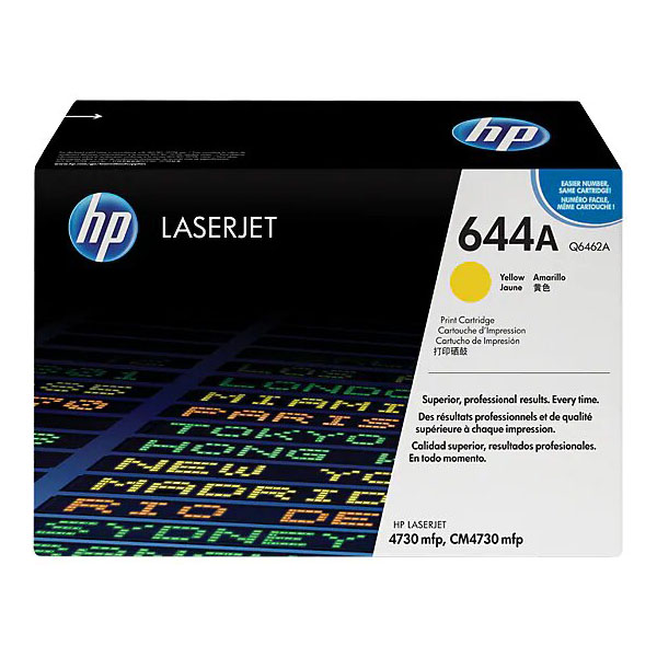 HP 644A Original LaserJet Toner Cartridge (Q6462A) - Yellow