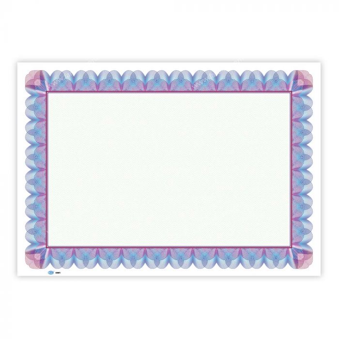 FIS FSCLC001 Plain Design Certificate - A4 (pkt/10s)