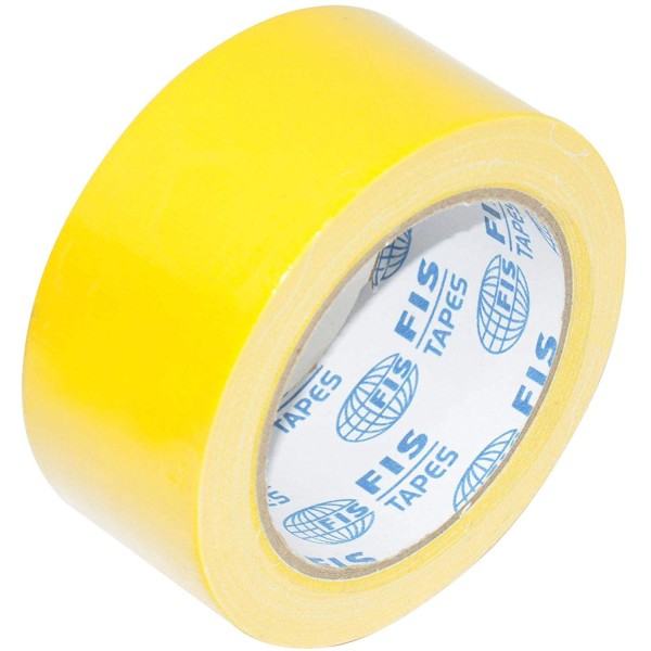 FIS Duct Tape 2in x 20yds FSTA2X20DTYL - Yellow (pc)