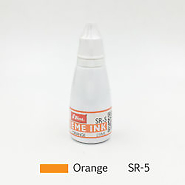 Shiny SR-5 Stamp Ink Bottle 28ml - Orange (pc)