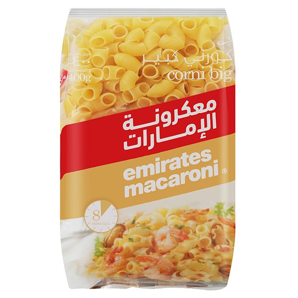 Buy Emirates Macaroni Corni 400gm Online AED4.75 from Bayzon