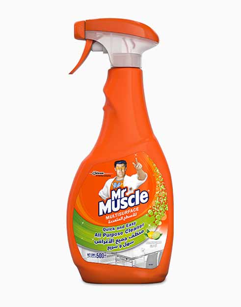 Mr. Muscle 5 In 1 Lime All Purpose Cleaner - 500ml