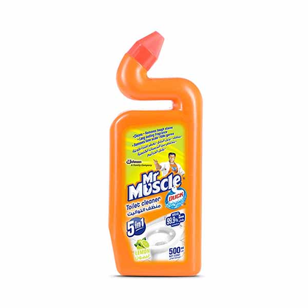 Mr. Muscle Duck 5 In 1 Lemon Power Toilet Cleaner - 500ml