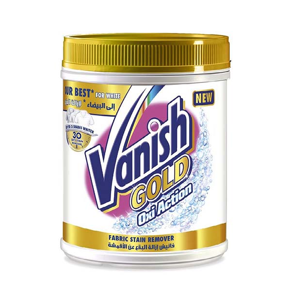 Vanish Gold Crystal White Oxi Action Powder Stain Remover - 900gm