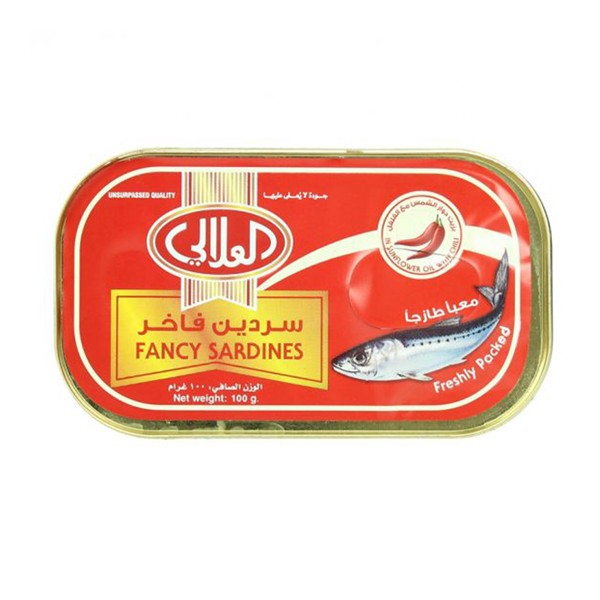 Buy Al Alali Sardines in Sunflower Oil with Chilli 100gm Online AED