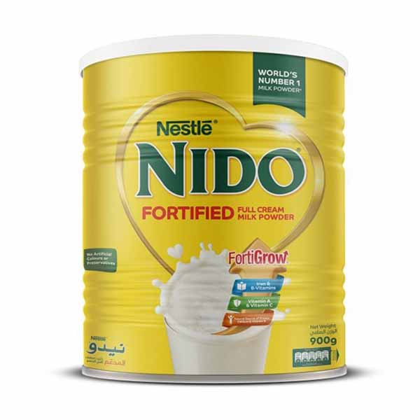 Nestle Nido Fortified Milk Powder Tin - 900gm