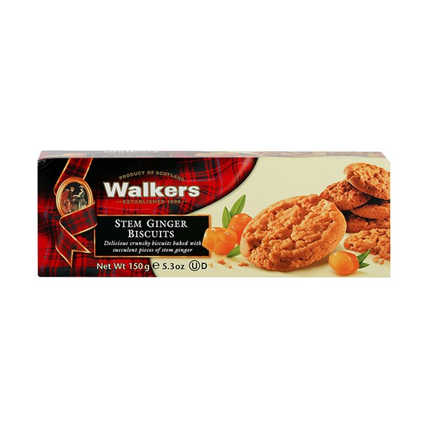 Buy Walkers Stem Ginger Biscuits 150gm Online AED12.6 from Bayzon