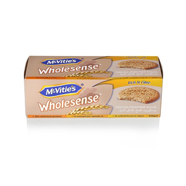 McVities Wholesense Digestive Wholewheat Biscuits - 400gm