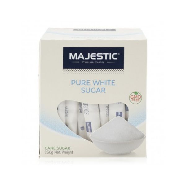 Majestic White Sugar Sticks - 350g (box/70pcs)
