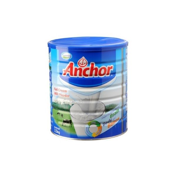 Anchor Full Cream Milk Powder Tin - 2.5Kg