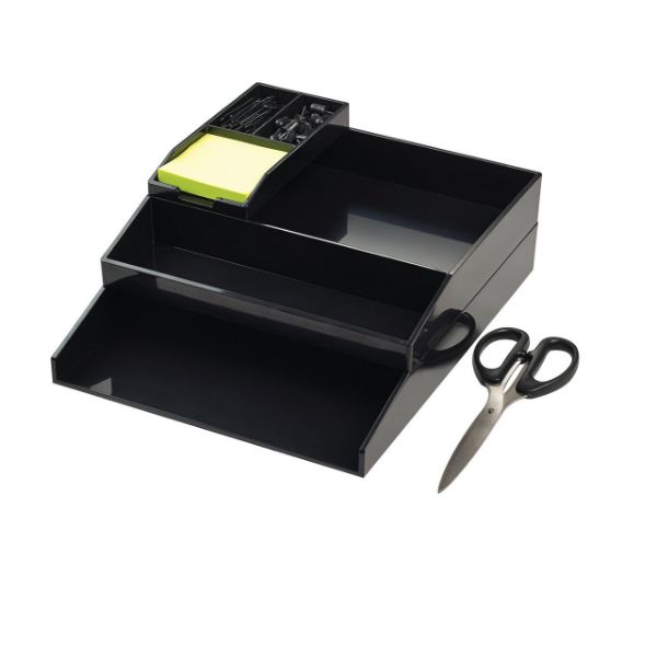 Avery CS504 Desk Organizer Set - Black