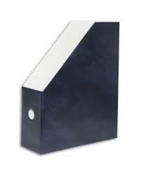 FIS FSOTMA4AWBL Cardboard Magazine Holder 90mm Spine A4 - Blue (pc)