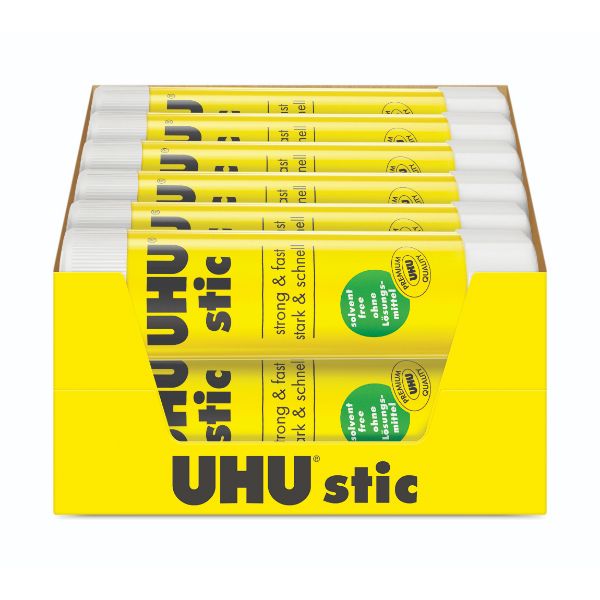 Uhu Glue Stick Solvent - 21g (pkt/12pc)