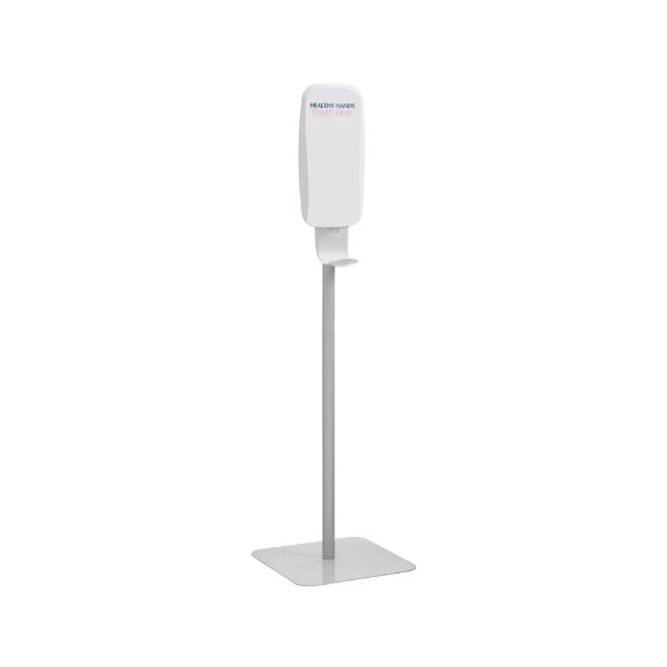 Purell 2424-DS Floor Stand For TFX Touch Free Hand Sanitizer Dispenser 2720-12 - Light Gray (pc)