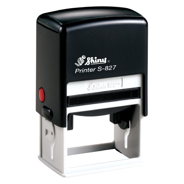 Shiny S-827 Customized Self Inking Stamp 50 x 30mm - Blue (pc)