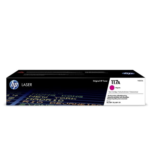 HP 117A Original Laser Toner Cartridge (W2073A) - Magenta