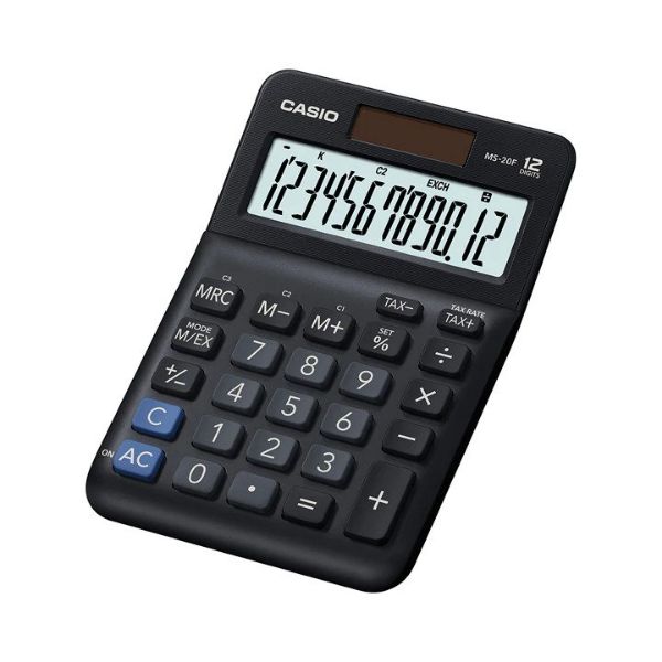 Casio MS-20F 12-Digit Electronic Calculator