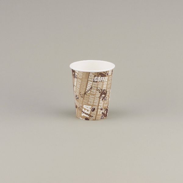 Hotpack Printed Single Wall Paper Cup PHDC8 - 8oz (pkt/50pcs)