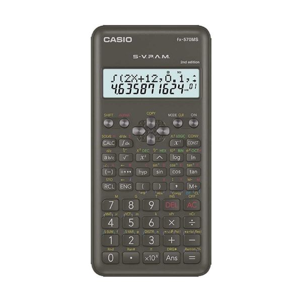 Casio FX-95MS 2nd Edition Scientific Calculator with 2-line Natural Textbook Display