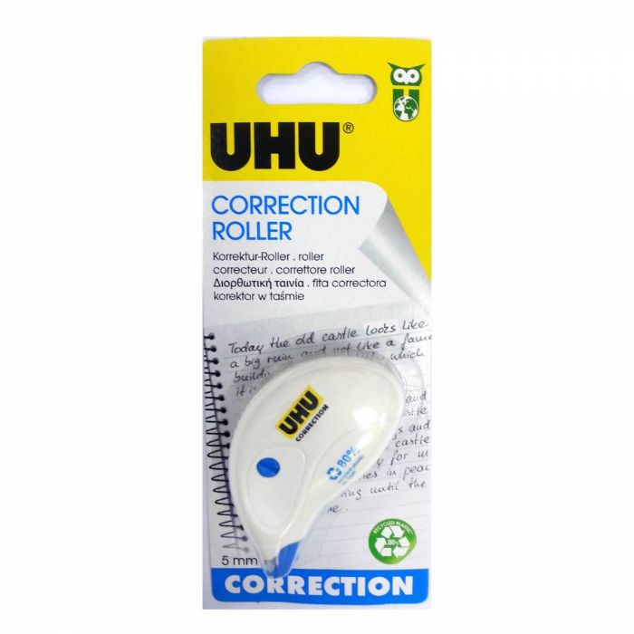 UHU Mini Correction Roller Blister Pack - 5mm x 6m (pc)
