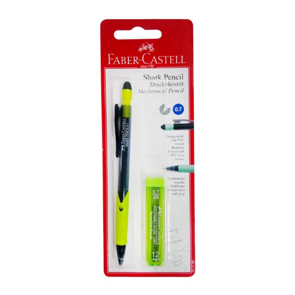 Faber Castell Shark Pencil 0.7mm 1pc + 1 2B Lead Tube (pc)