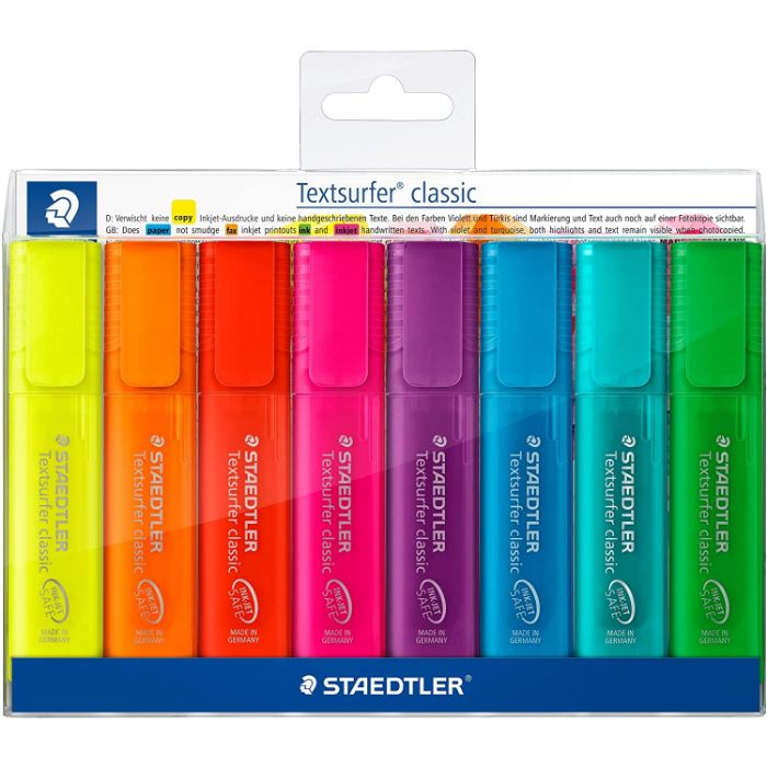 Text Surfer Buy Staedtler Textsurfer Classic Fluorescent Color (pkt/8pcs) Online ...