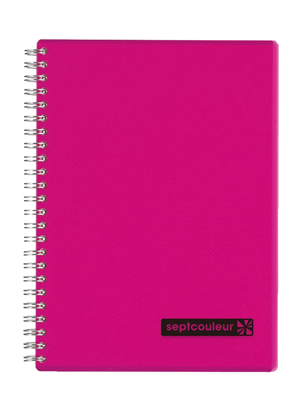 Maruman Septcouleur Notebook A4 80 Sheets - Pink (pc)