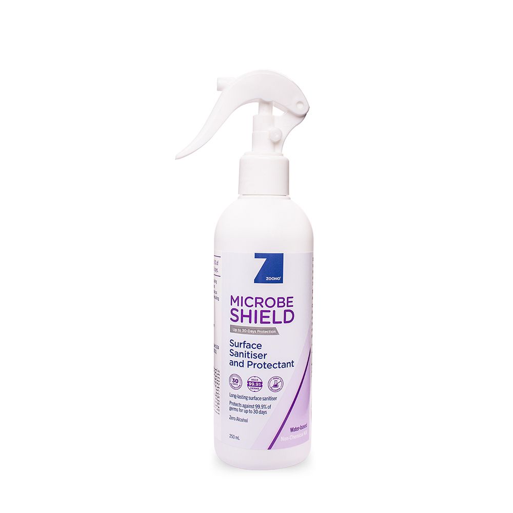 Zoono Z-MS250mL Microbe Shield Surface Sanitiser and Protectant Up to 30 Days Protection - 250ml