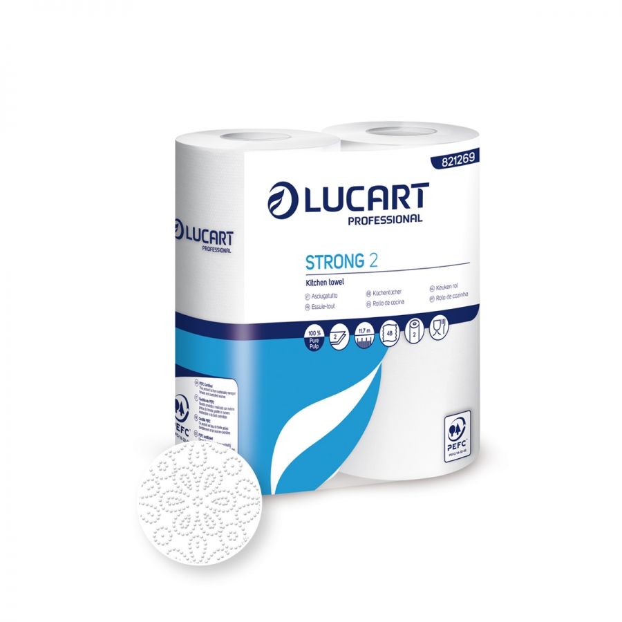 Lucart TS31 Kitchen Roll 31 2-ply 48 sheets x 12m (box/40rolls)