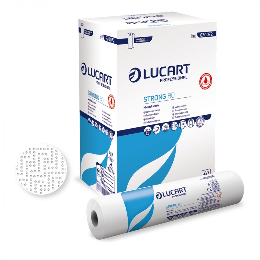 Lucart TS32 Bed Sheet 32 216 sheets x 80m (box/6rolls)
