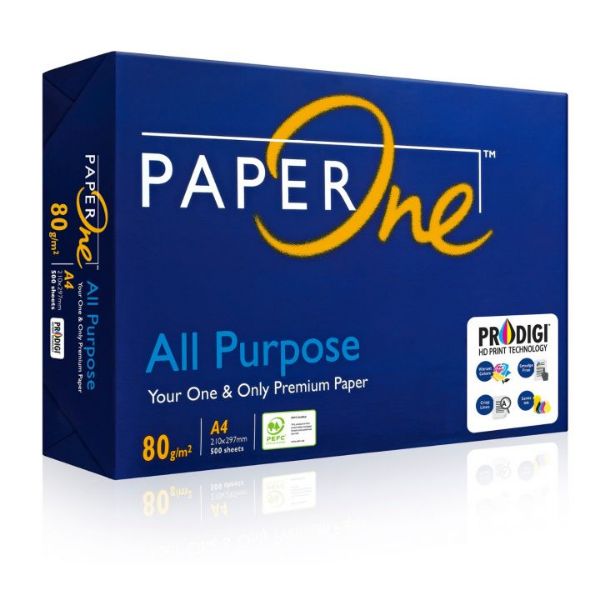 Paper One All Purpose Paper 80gsm - A4 (box/5rm)