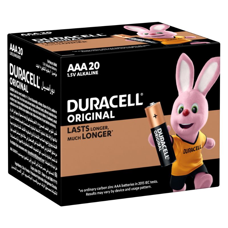 Duracell Original AAA 1.5V Alkaline Battery (box/20pcs)