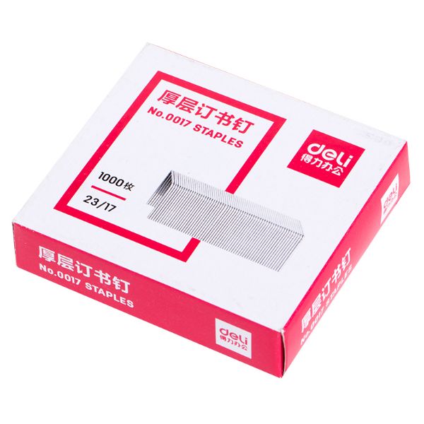 Deli 0017 23/17 Staples (Pkt/1000pcs)