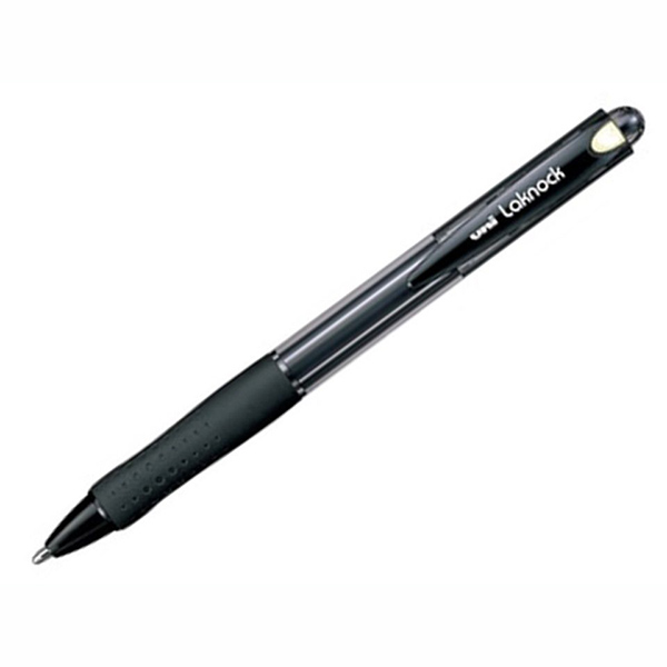 Uniball SN100M Laknock 1.0mm Ballpoint Pen - Black (pc)
