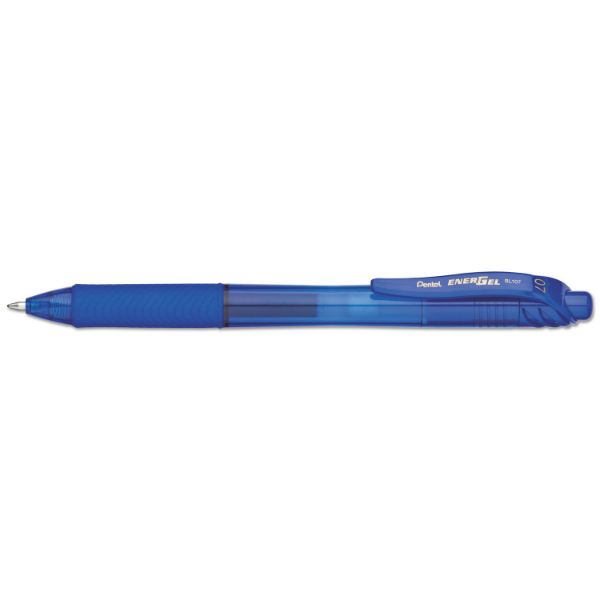Buy Pentel EnerGel-X Retractable Gel Roller Pen 0.7mm BL107 - Blue (pc ...
