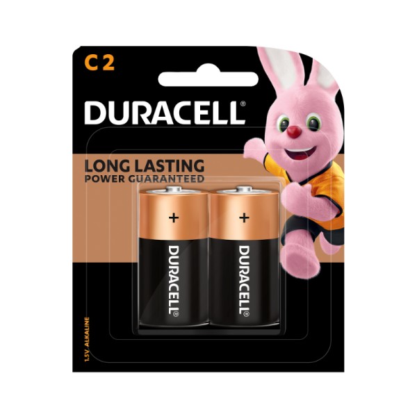 Duracell Type C Batteries (pkt/2pc)