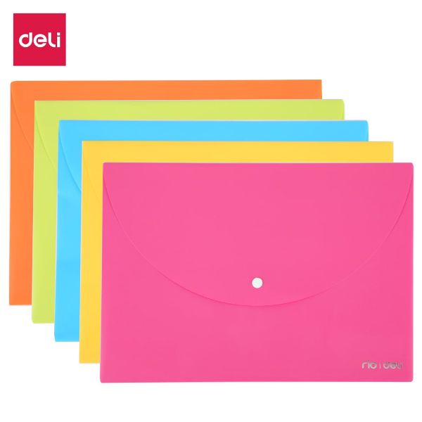 Deli E38131 Rio File Bag Snap A4 - Orange (pc)