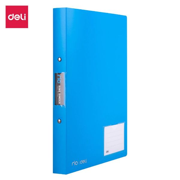 Deli 39576 1in 2 O-Ring Binder A4 - Blue (box/12pcs)