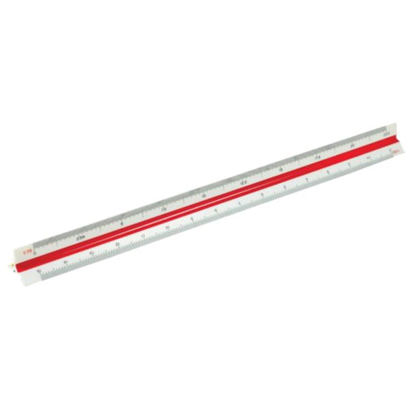 FIS FSRUTR30 Triangular Plastic Ruler 30cm (pc)