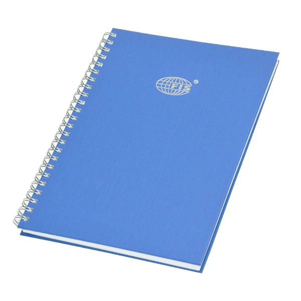 FIS FSMNA52QSB Spiral Binding Manuscript Book A5 2Q - Blue (pkt/5pcs)