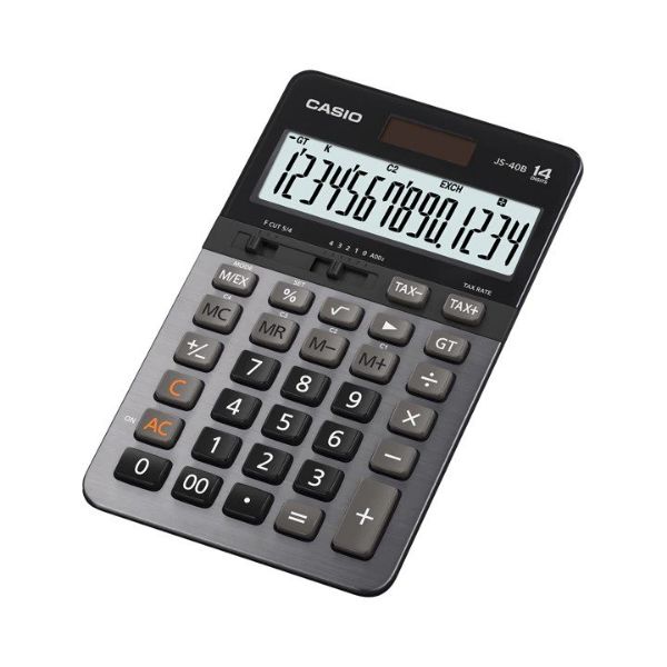 Casio JS-40B 14-Digit Heavy Duty Calculator