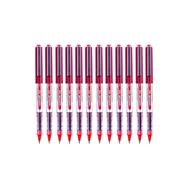 Uniball Eye 0.38mm Rollerball Pen - Red (pkt/12pcs)