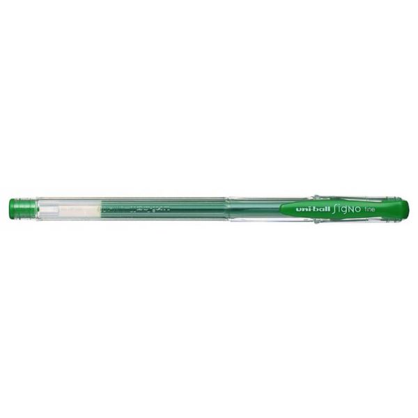 Uniball UM100 Signo Fine 0.7mm Roller Pen - Green (box/12pcs)